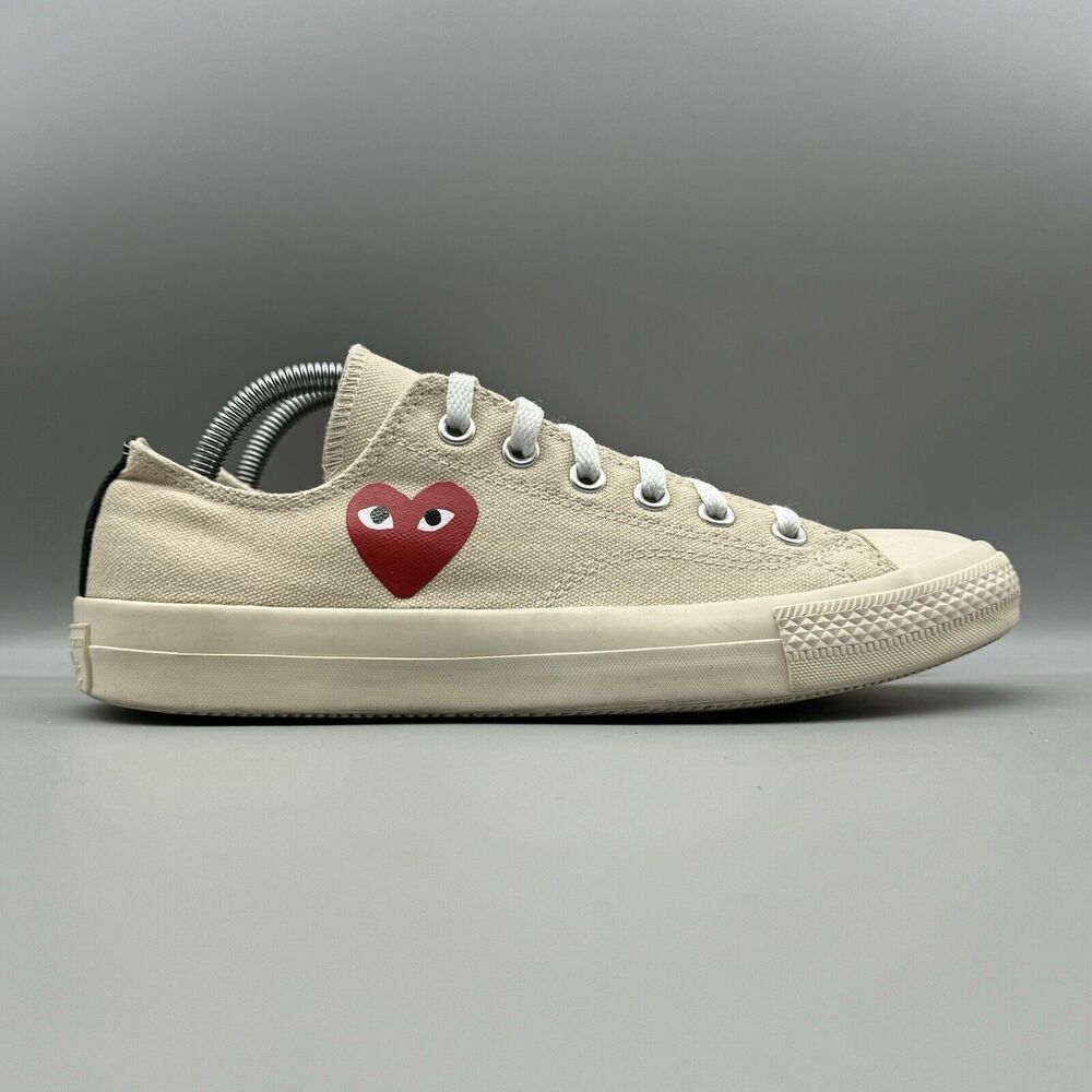 Converse x Comme des Garçons PLAY Chuck Taylor All Star Ox Size 8 Men Milk 2004